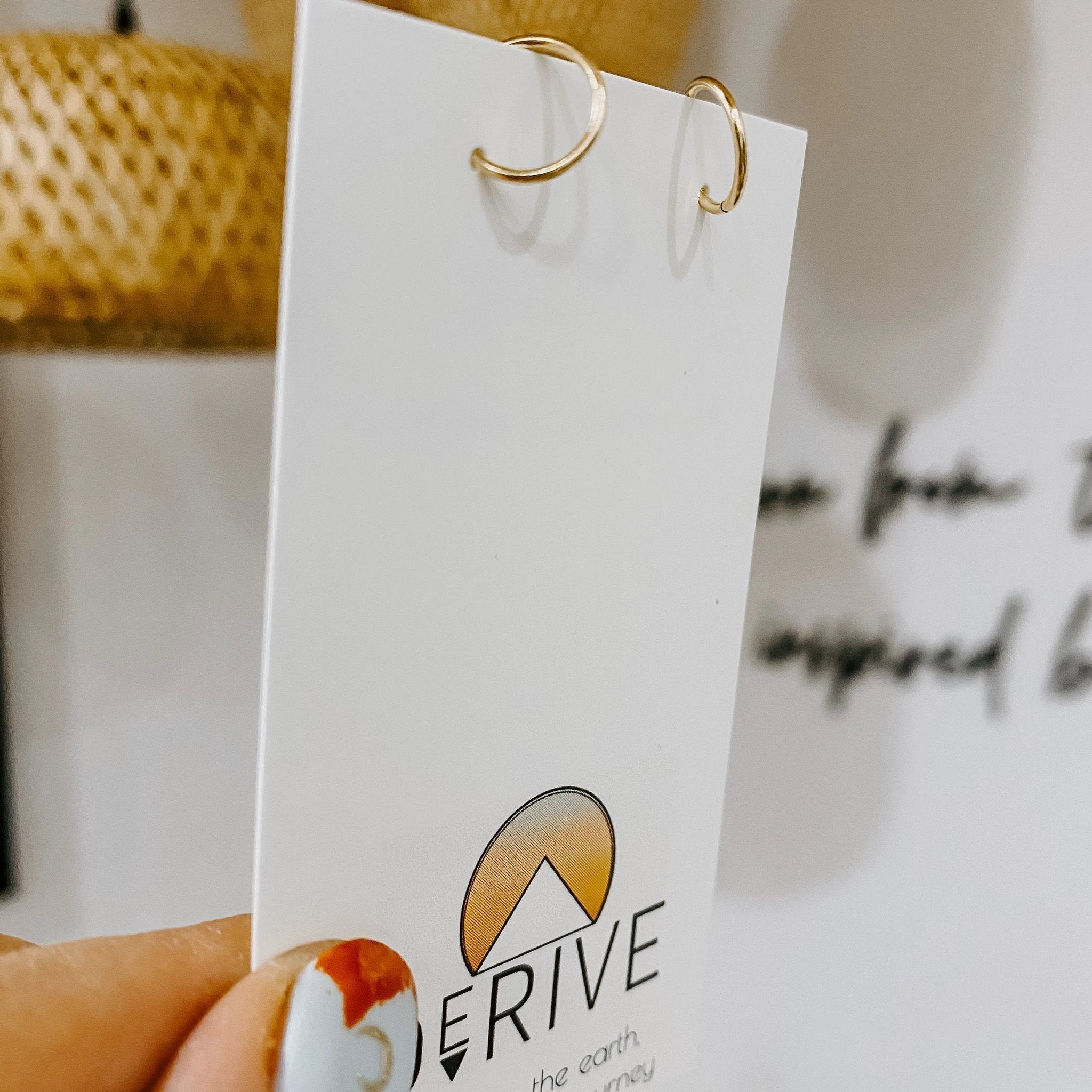 Sleeper Hoop Earrings by Derive Jewelry