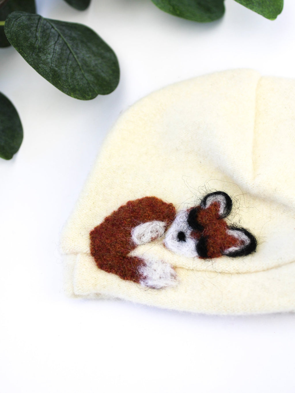 Sleeping Fox Cashmere Hat - Newborn hat La Vie Bien Sleeping Fox Cashmere Hat - Newborn
