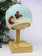 Sleeping Fox Cashmere Hat - Newborn hat La Vie Bien Sleeping Fox Cashmere Hat - Newborn