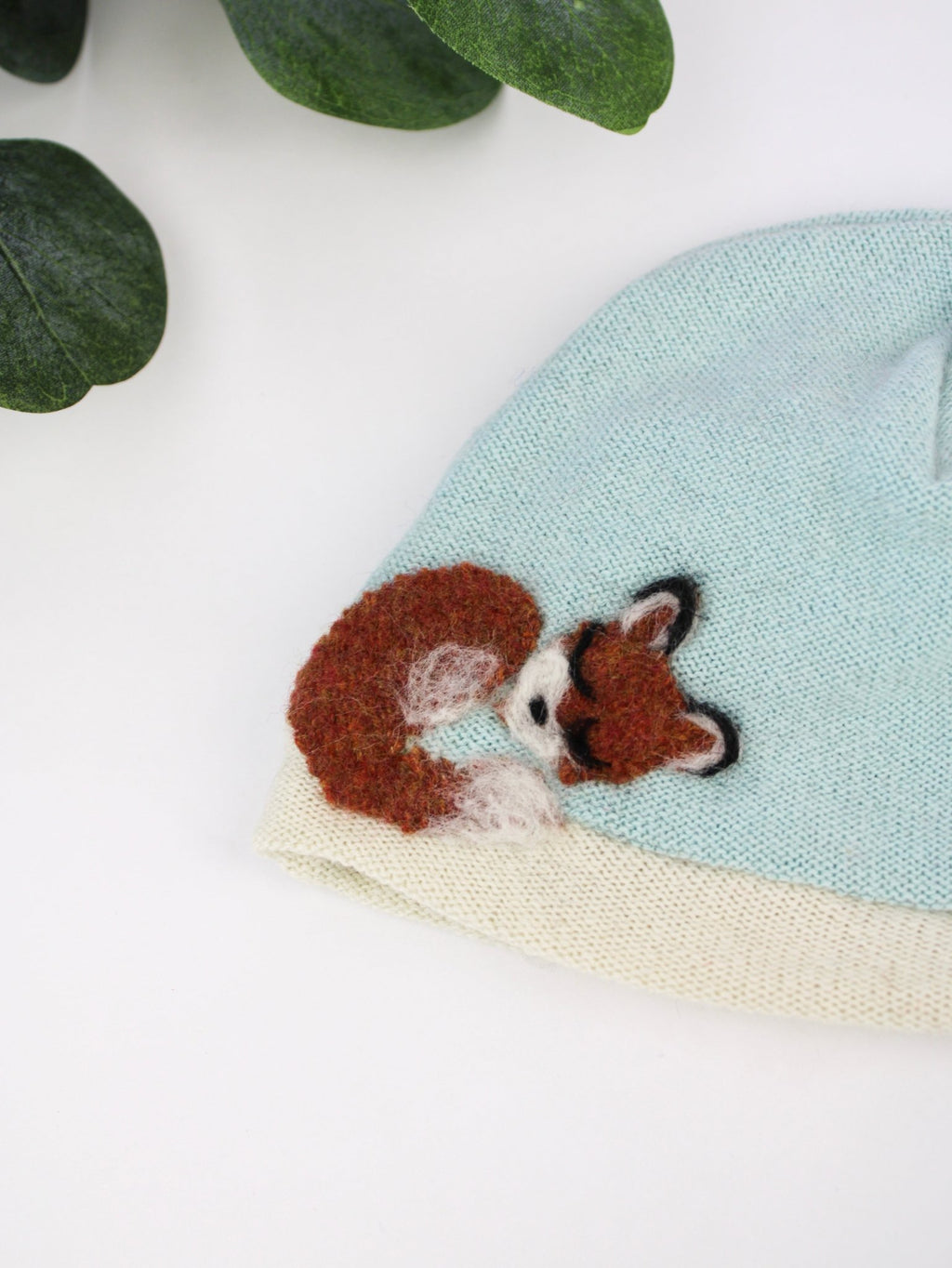 Sleeping Fox Cashmere Hat - Newborn hat La Vie Bien Sleeping Fox Cashmere Hat - Newborn