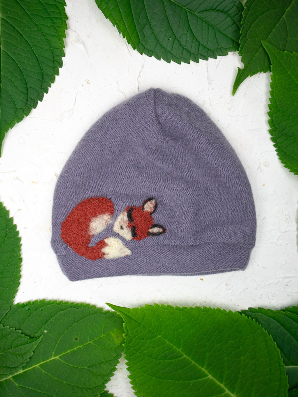 Sleeping Fox Cashmere Hat - Toddler hat La Vie Bien Sleeping Fox Cashmere Hat - Toddler