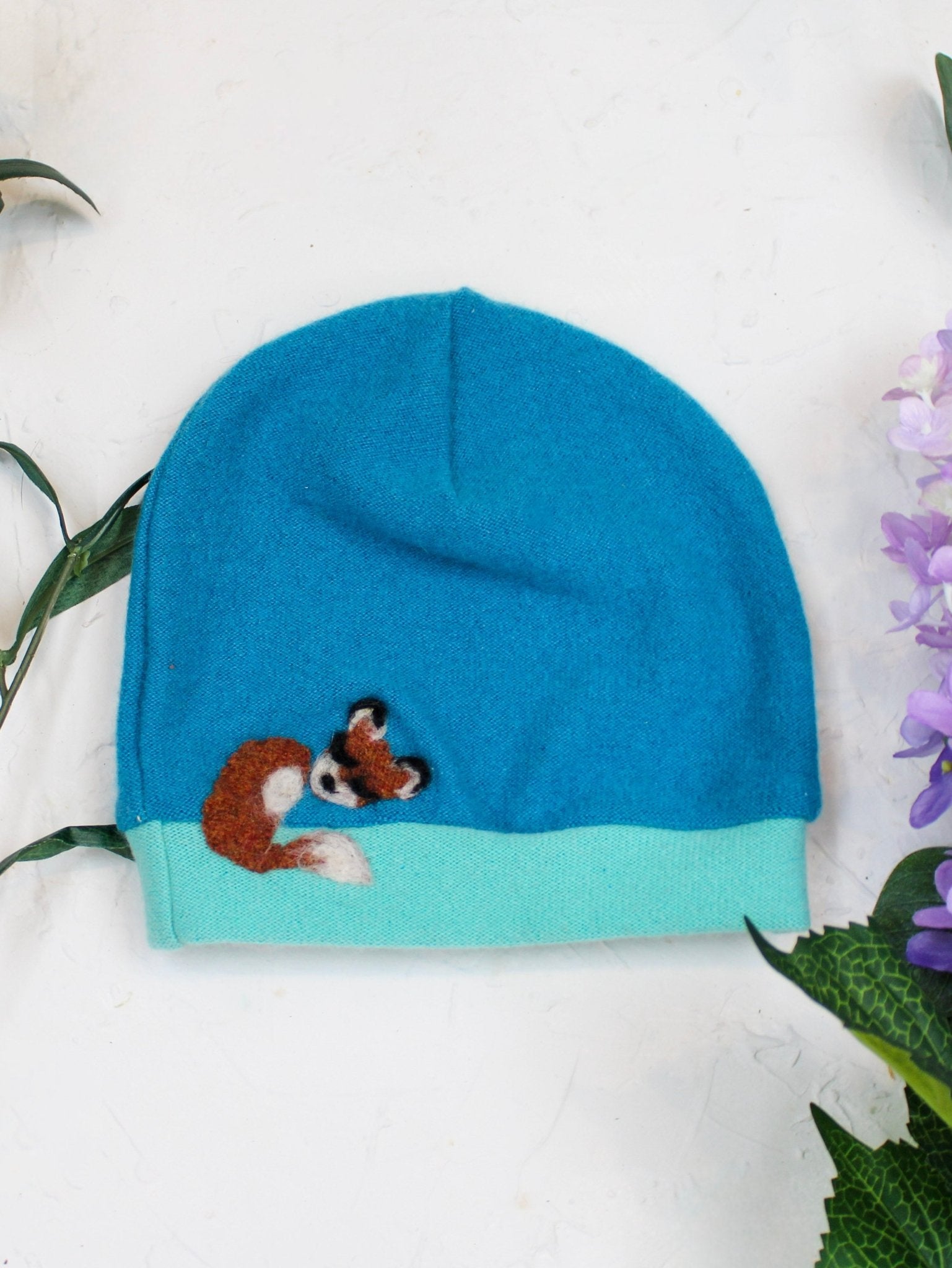 Sleeping Fox Cashmere Hat - Toddler hat La Vie Bien Sleeping Fox Cashmere Hat - Toddler