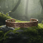 Slim Tree of Life Copper Cuff Bracelet Bracelet La Vie Bien Slim Tree of Life Copper Cuff Bracelet
