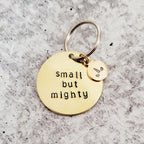 SMALL BUT MIGHTY Keychain with Unicorn Emoji Keychains La Vie Bien SMALL BUT MIGHTY Keychain with Unicorn Emoji