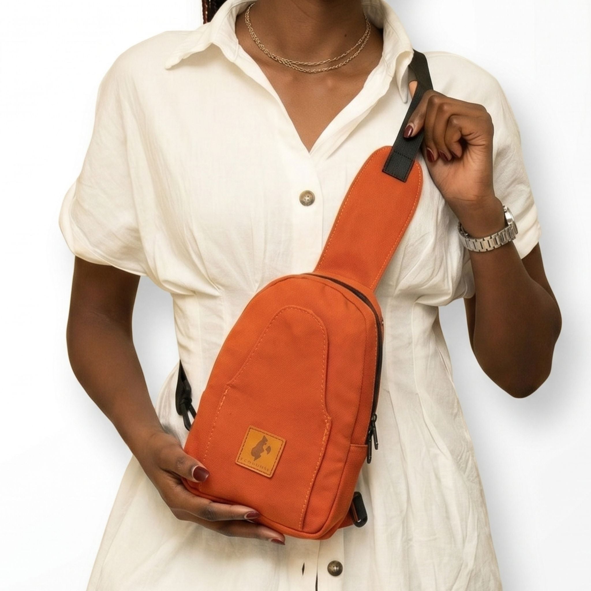 Small Canvas Sling Bag for Women & Men - Buru Sling Bags La Vie Bien Small Canvas Sling Bag for Women & Men - Buru