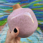 Small Ceramic Light Pink Bud Vase | Decorative Versatile Flower Pot | 4.52" x 4.92" Vase La Vie Bien Small Ceramic Light Pink Bud Vase | Decorative Versatile Flower Pot | 4.52" x 4.92"