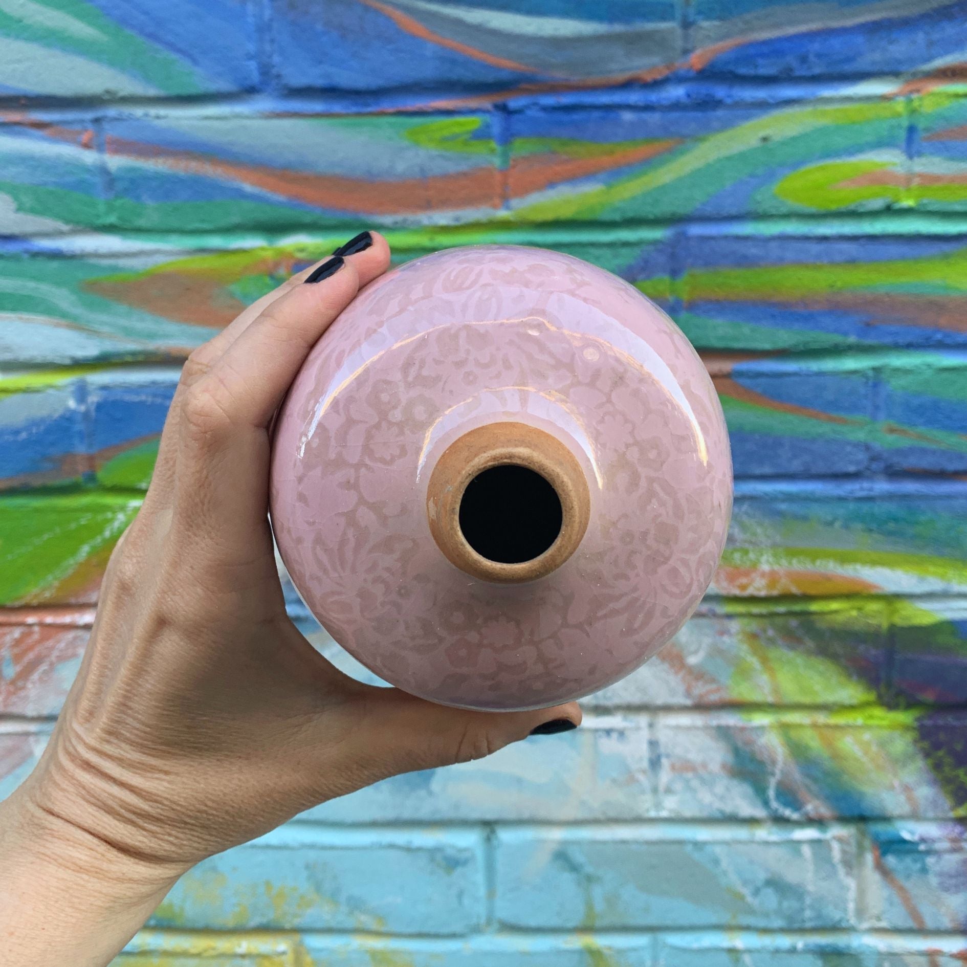 Small Ceramic Light Pink Bud Vase | Decorative Versatile Flower Pot | 4.52" x 4.92" Vase La Vie Bien Small Ceramic Light Pink Bud Vase | Decorative Versatile Flower Pot | 4.52" x 4.92"