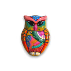 Small Guerrero Owl Wall Decor | Handcrafted Mexican Ceramic Accent Guerrero Wall Art La Vie Bien Small Guerrero Owl Wall Decor | Handcrafted Mexican Ceramic Accent