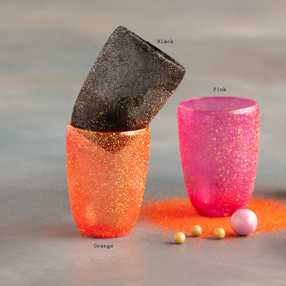 Small Halloween Sparkle Votive Set of 3 by GlitterVille Seasonal & Holiday Decorations La Vie Bien Small Halloween Sparkle Votive Set of 3 by GlitterVille