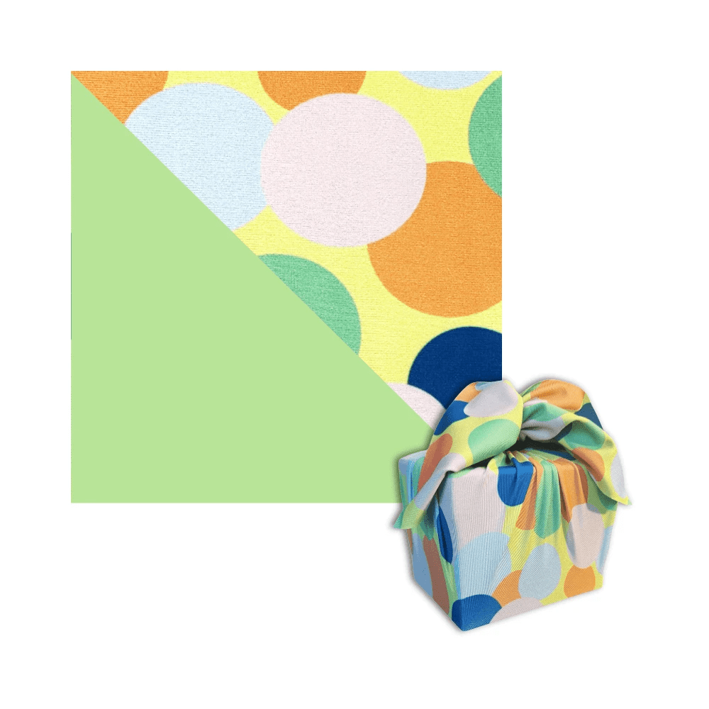 Small Reusable Cloth Furoshiki Gift Wrap | Polka Dots by Shiki Wrap