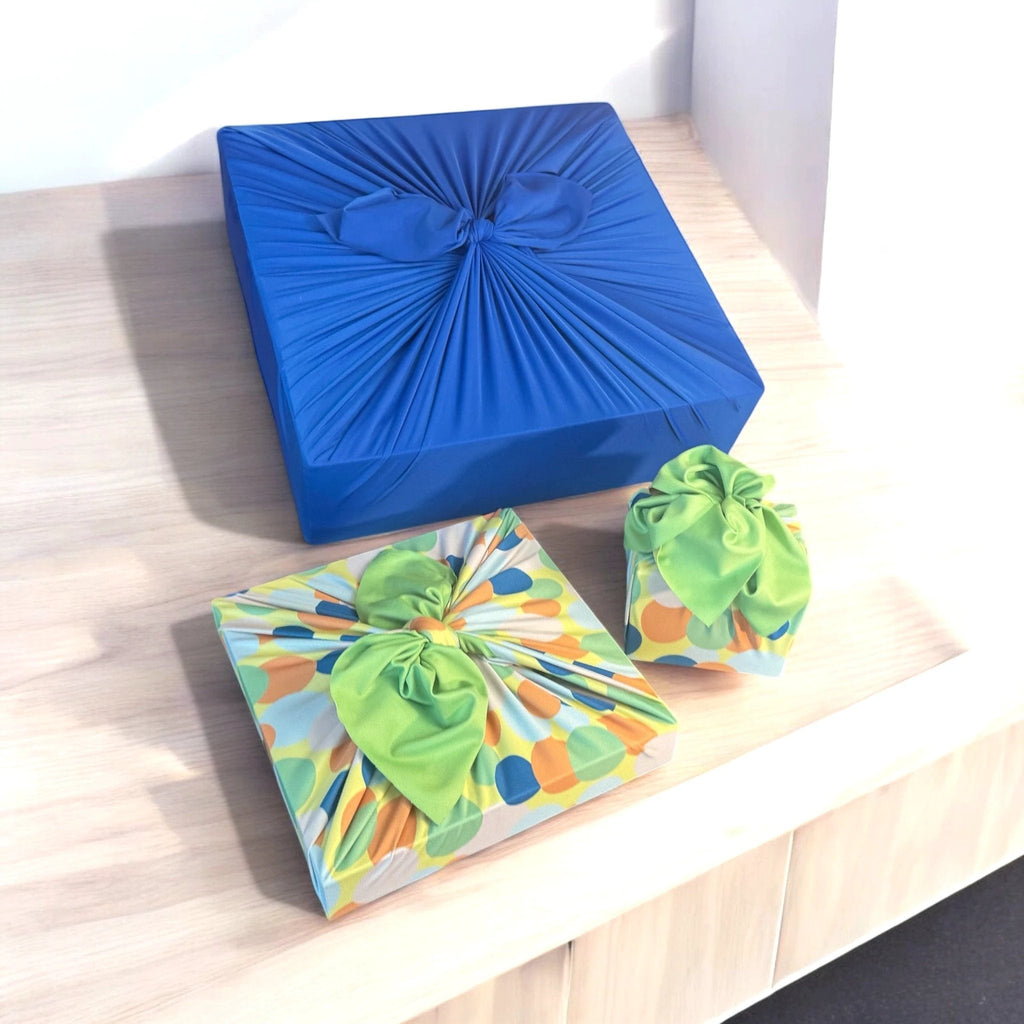 Small Reusable Cloth Furoshiki Gift Wrap | Polka Dots by Shiki Wrap