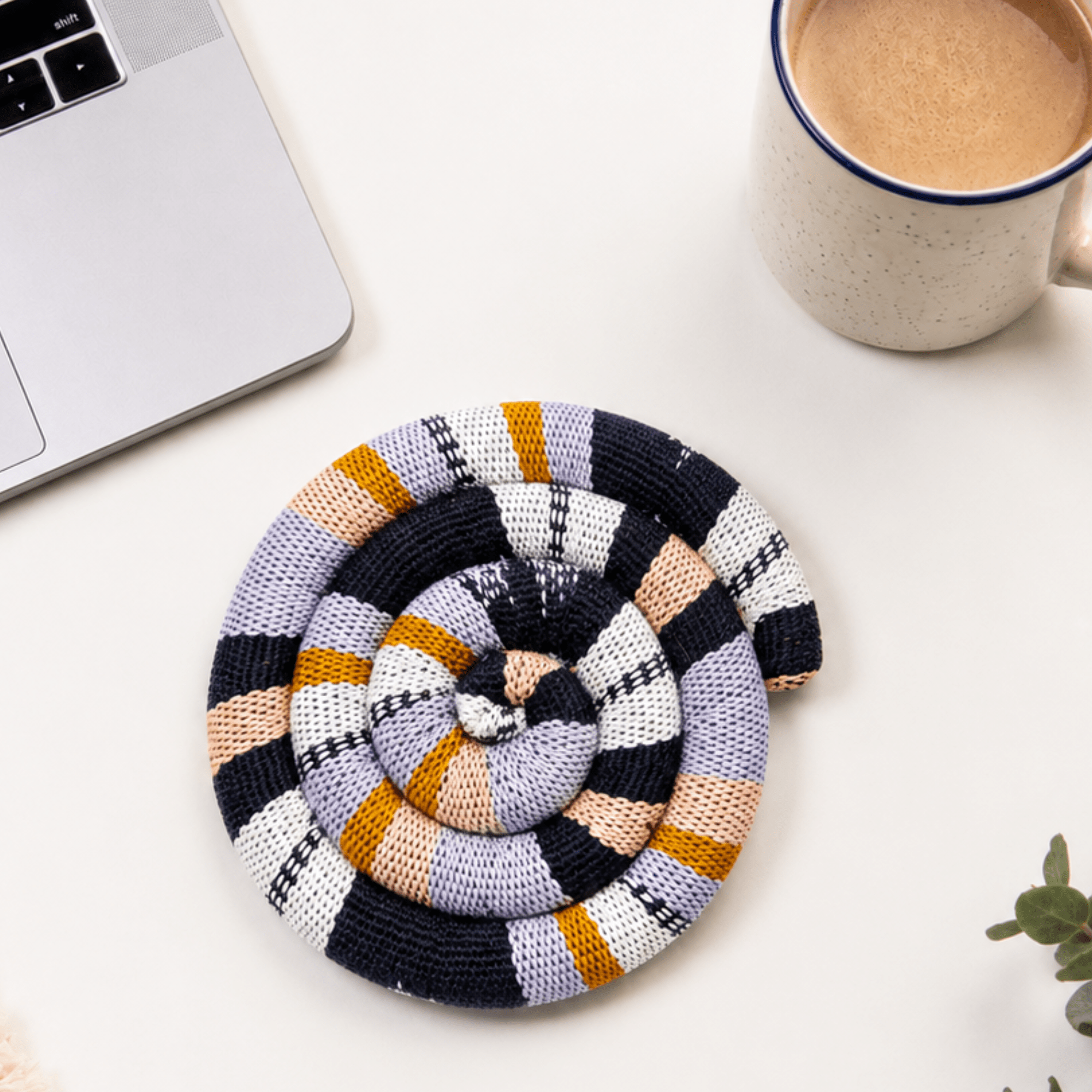 Small Spiral Spiced Trivet Kitchen-Linens La Vie Bien Small Spiral Spiced Trivet