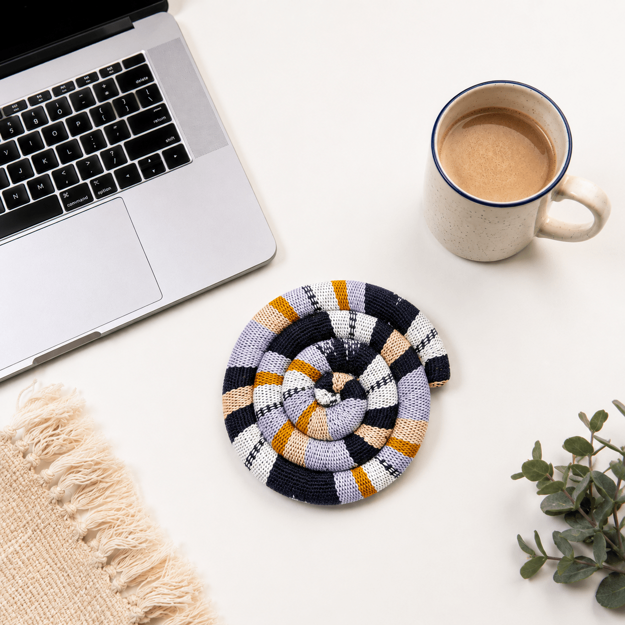 Small Spiral Spiced Trivet Kitchen-Linens La Vie Bien Small Spiral Spiced Trivet