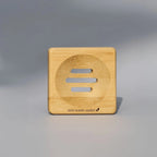 Small Square Bamboo Soap Dish by Zero Waste Outlet
