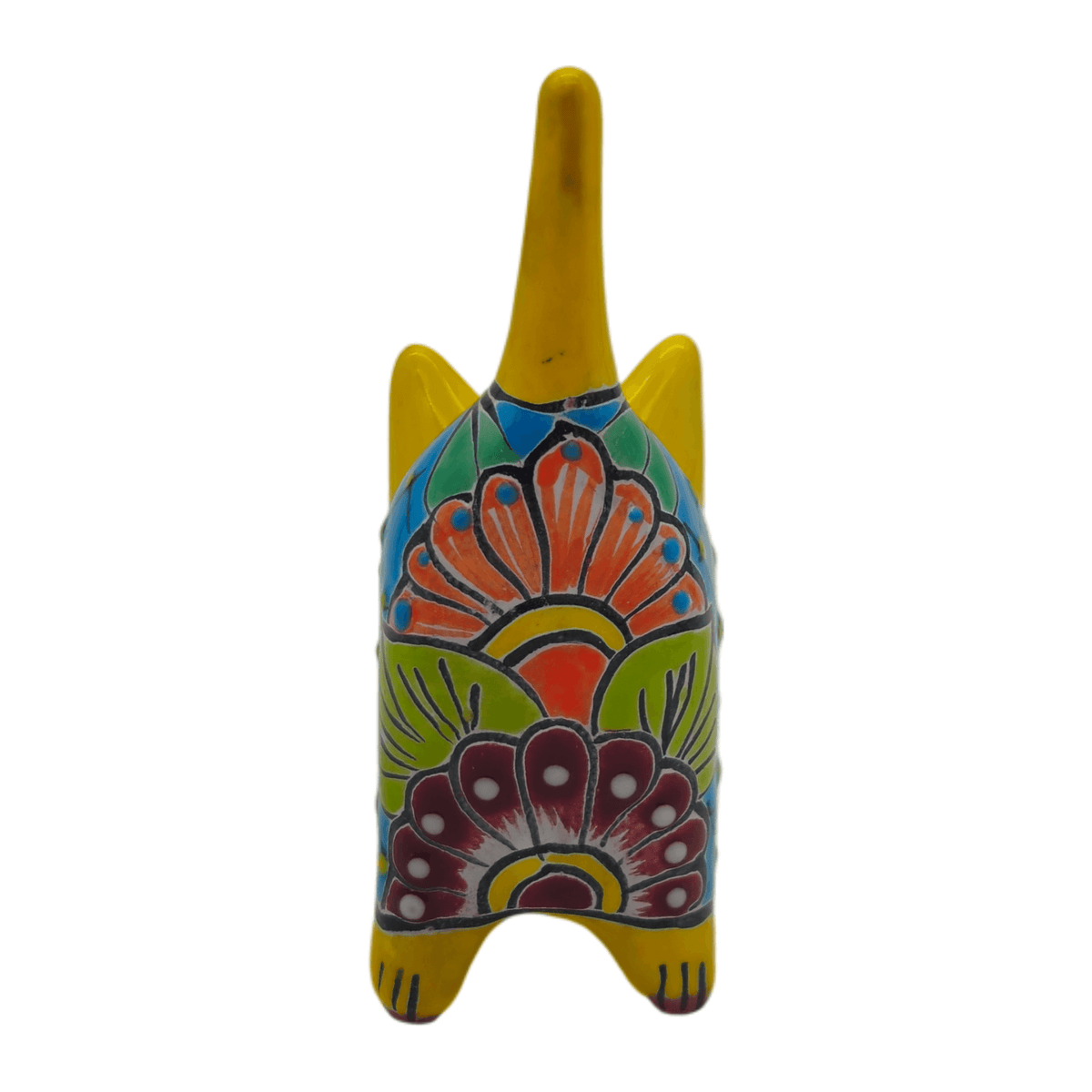 Small Talavera Cat Planter | Colorful Mexican Ceramic Decor Talavera Planter La Vie Bien Small Talavera Cat Planter | Colorful Mexican Ceramic Decor