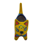 Small Talavera Cat Planter | Colorful Mexican Ceramic Decor Talavera Planter La Vie Bien Small Talavera Cat Planter | Colorful Mexican Ceramic Decor