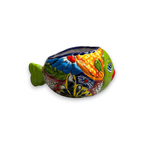 Small Talavera Fish Planter | Colorful Hand - Painted Mexican Statue Pottery Talavera Planter La Vie Bien Small Talavera Fish Planter | Colorful Hand - Painted Mexican Statue Pottery