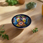 Small Talavera Salsa Bowl | Handmade Mexican Sauce Dish Talavera Salsa Bowl La Vie Bien Small Talavera Salsa Bowl | Handmade Mexican Sauce Dish