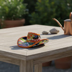 Small Talavera Sombrero Planter | Hand-Painted Cowboy Hat Decor Talavera Planter La Vie Bien Small Talavera Sombrero Planter | Hand-Painted Cowboy Hat Decor