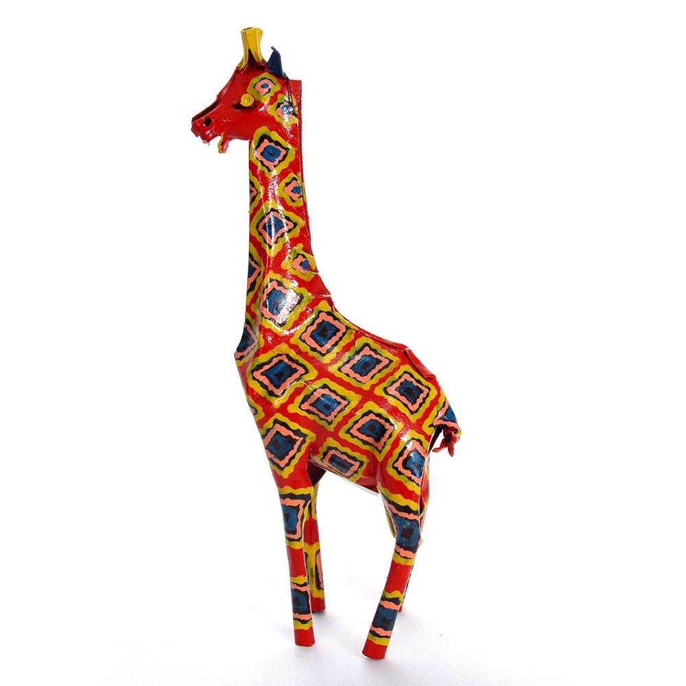 Small Tin Giraffe La Vie Bien Small Tin Giraffe