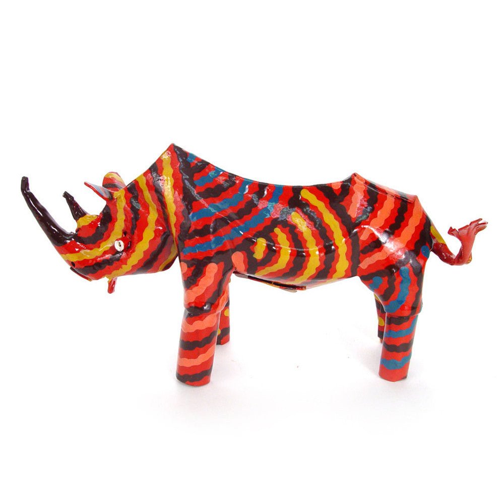 Small Tin Rhino La Vie Bien Small Tin Rhino