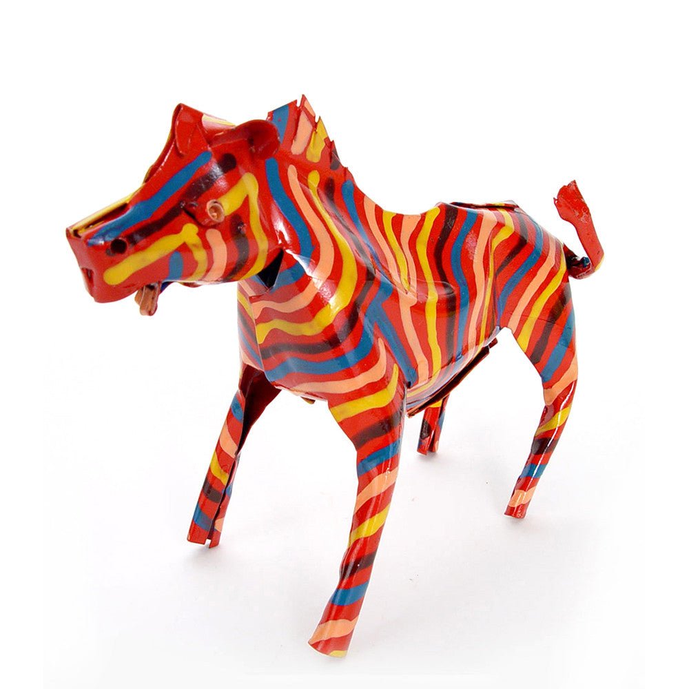 Small Tin Zebra La Vie Bien Small Tin Zebra