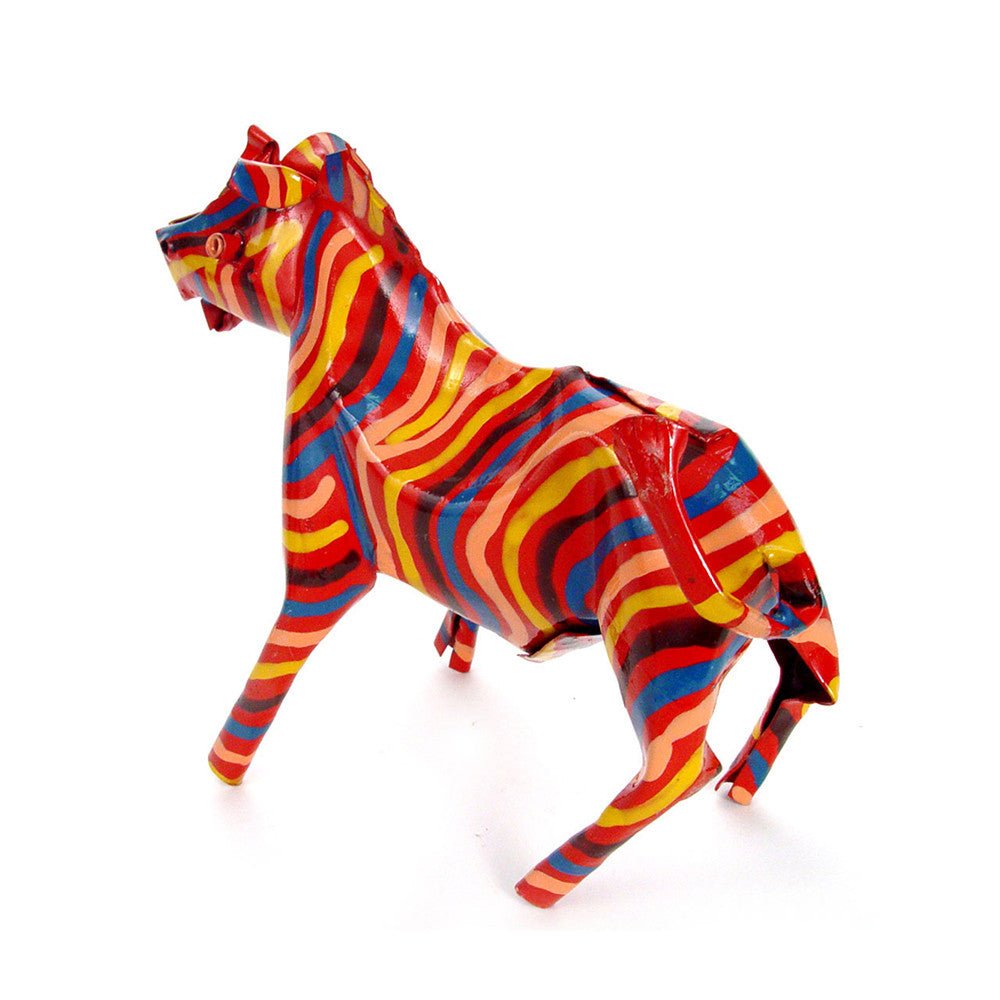 Small Tin Zebra La Vie Bien Small Tin Zebra