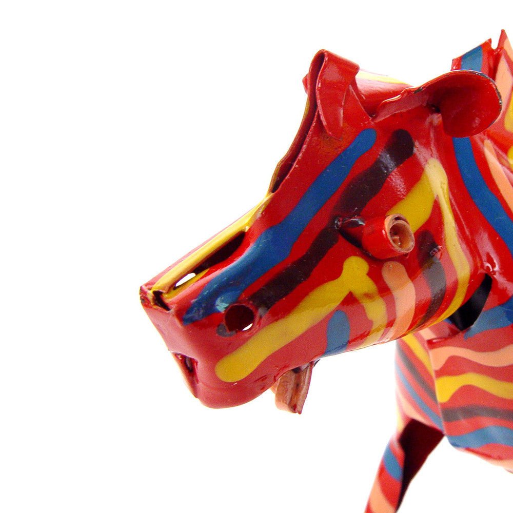 Small Tin Zebra La Vie Bien Small Tin Zebra