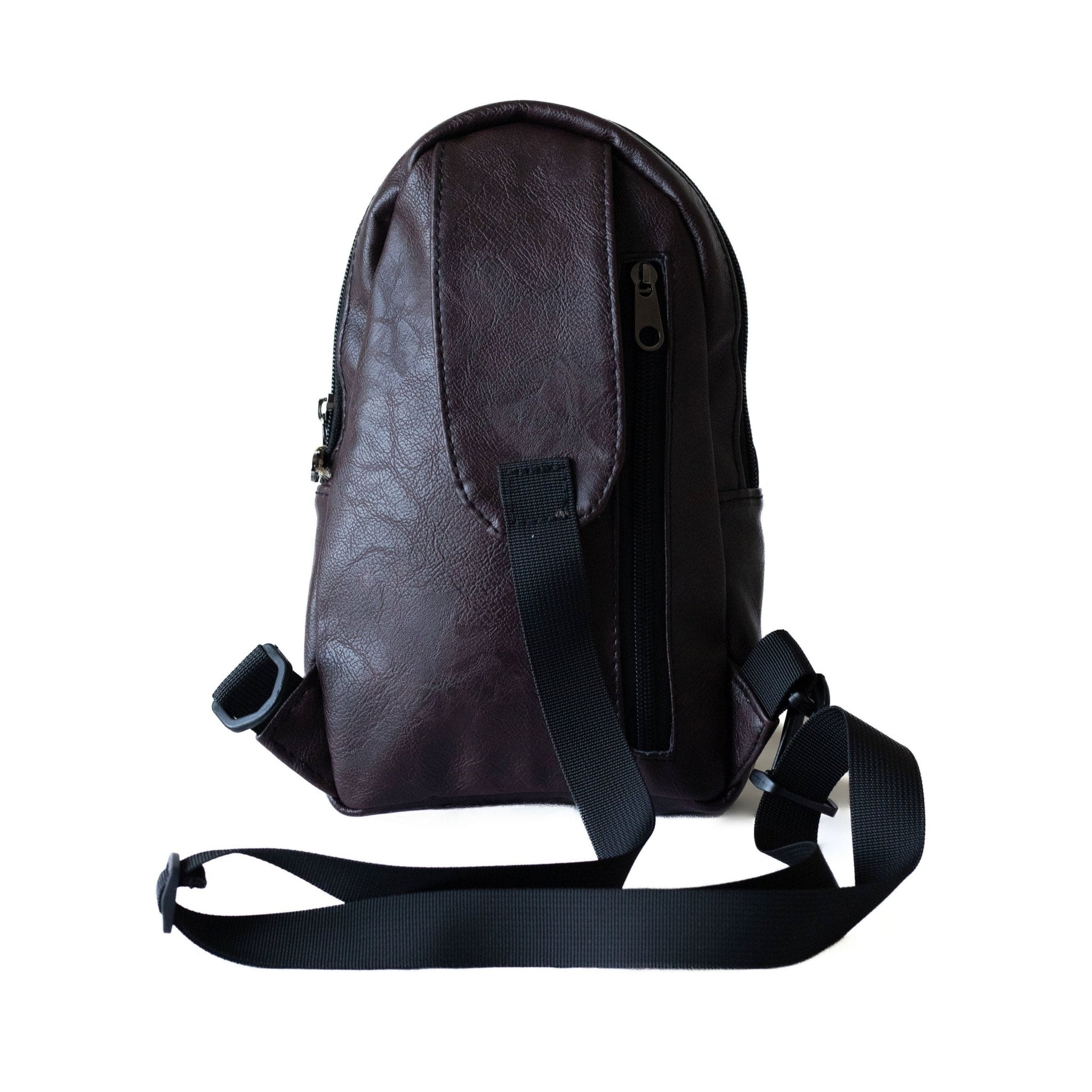 Small Vegan Leather Sling Bag - Crossbody | Buru Sling Bags La Vie Bien Small Vegan Leather Sling Bag - Crossbody | Buru