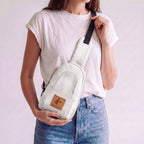 Small Vegan Leather Sling Bag - Crossbody | Buru Sling Bags La Vie Bien Small Vegan Leather Sling Bag - Crossbody | Buru