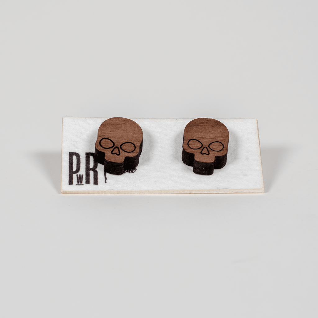 Small Wood Stud Earrings | Geometric Designs Earrings La Vie Bien Small Wood Stud Earrings | Geometric Designs