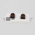 Small Wood Stud Earrings | Geometric Designs Earrings La Vie Bien Small Wood Stud Earrings | Geometric Designs