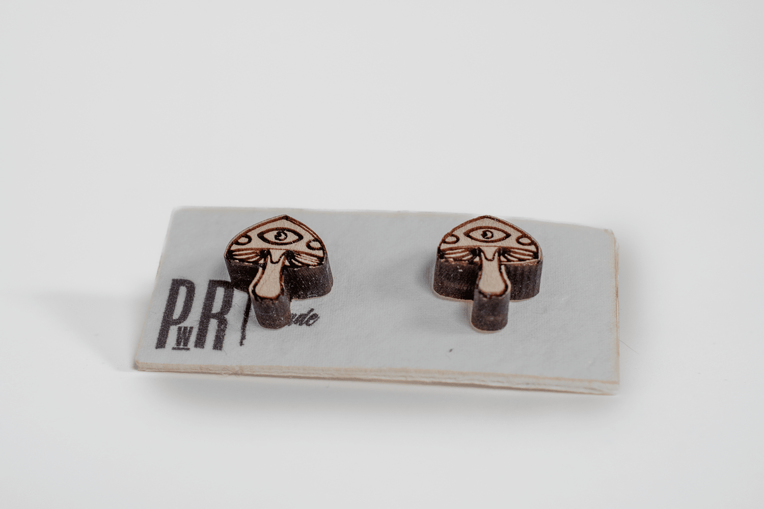 Small Wood Stud Earrings | Geometric Designs Earrings La Vie Bien Small Wood Stud Earrings | Geometric Designs