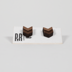 Small Wood Stud Earrings | Geometric Designs Earrings La Vie Bien Small Wood Stud Earrings | Geometric Designs