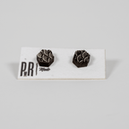 Small Wood Stud Earrings | Geometric Designs Earrings La Vie Bien Small Wood Stud Earrings | Geometric Designs