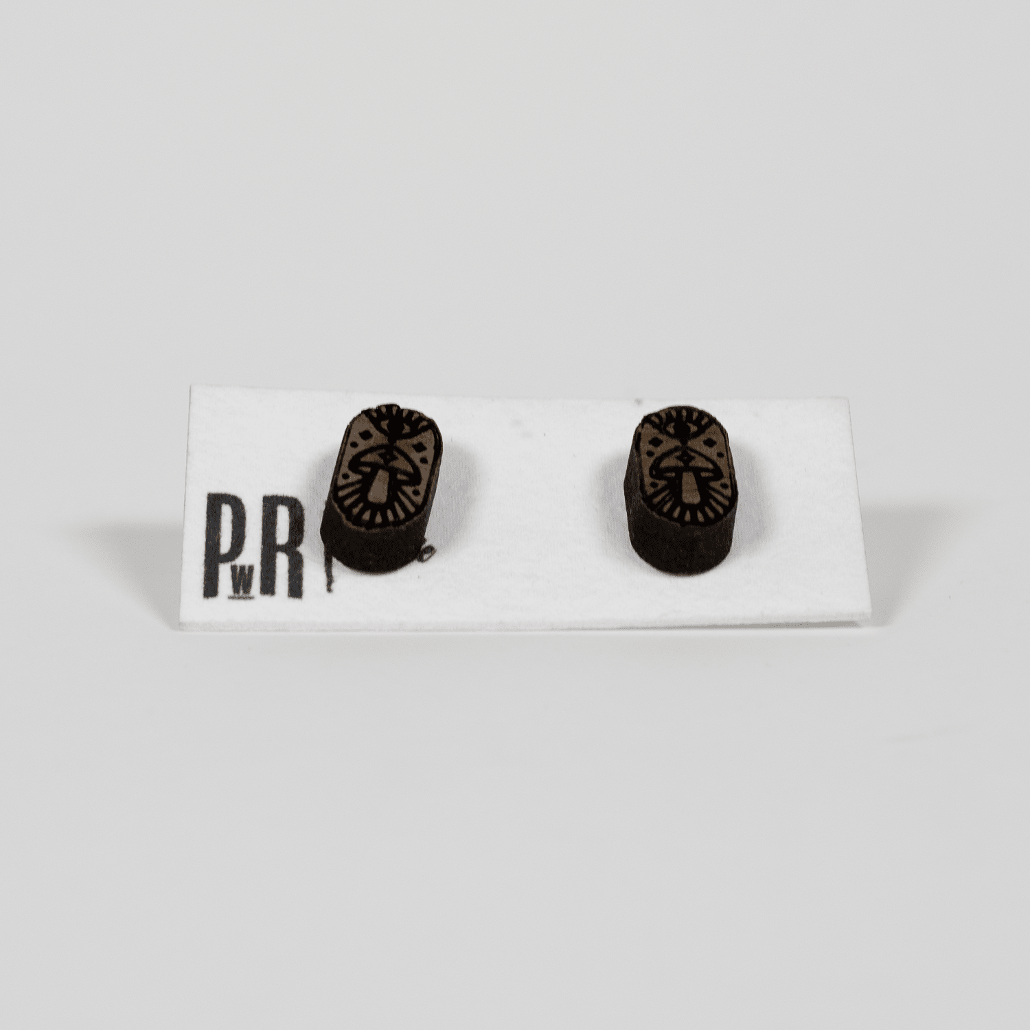Small Wood Stud Earrings | Geometric Designs Earrings La Vie Bien Small Wood Stud Earrings | Geometric Designs