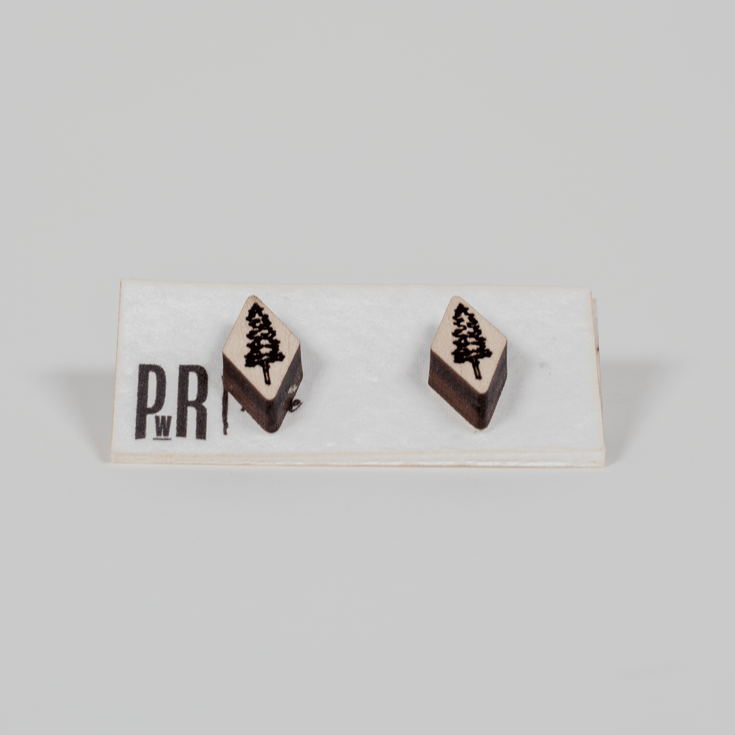 Small Wood Stud Earrings | Geometric Designs Earrings La Vie Bien Small Wood Stud Earrings | Geometric Designs