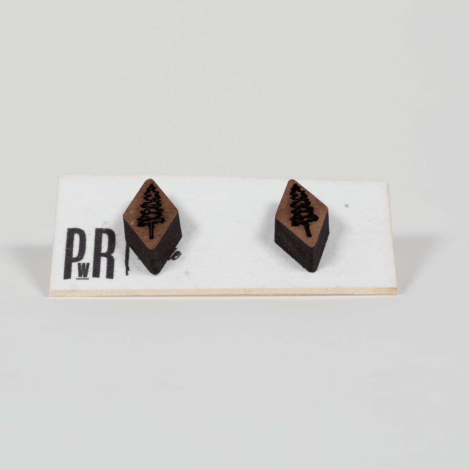 Small Wood Stud Earrings | Geometric Designs Earrings La Vie Bien Small Wood Stud Earrings | Geometric Designs