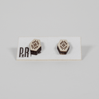 Small Wood Stud Earrings | Geometric Designs Earrings La Vie Bien Small Wood Stud Earrings | Geometric Designs