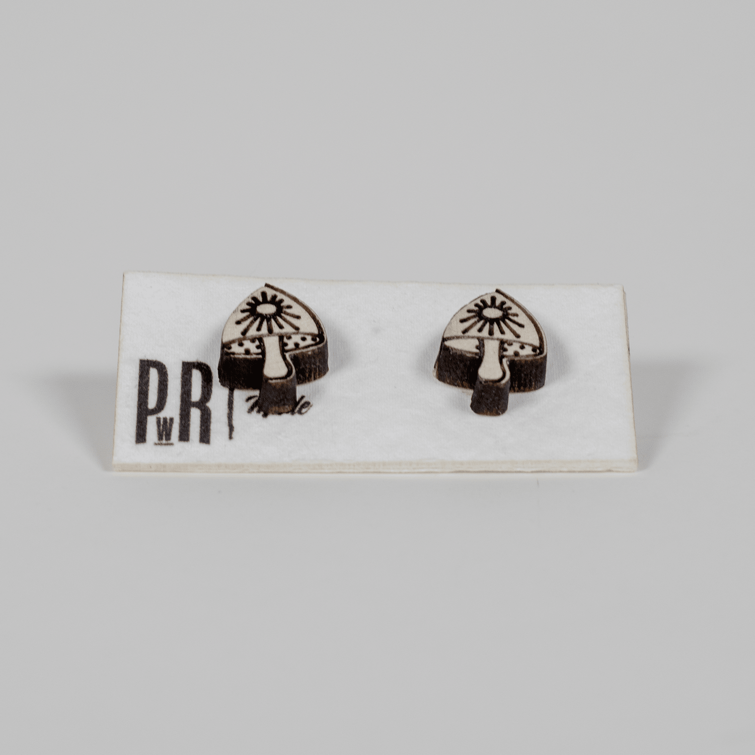 Small Wood Stud Earrings | Geometric Designs Earrings La Vie Bien Small Wood Stud Earrings | Geometric Designs