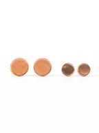 Lupe Copper Stud Earrings by Fair Anita
