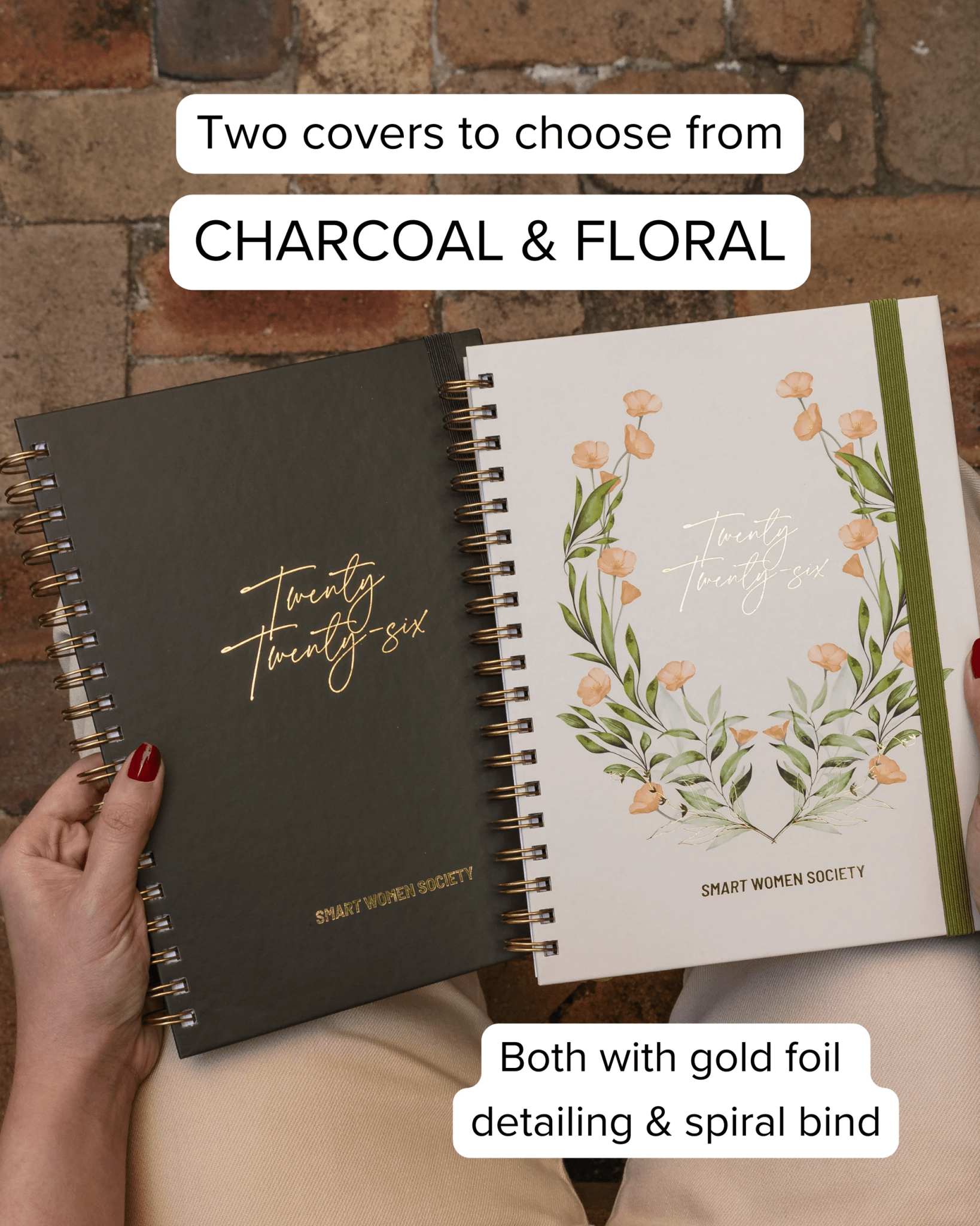 Smart Women Society - B5 Week-to-View - 2026 Calendar Year Diary/Planner - Beige by US Collins Debden