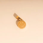 Smiley Face Necklace Charm by Oh Clementine