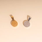 Smiley Face Necklace Charm by Oh Clementine