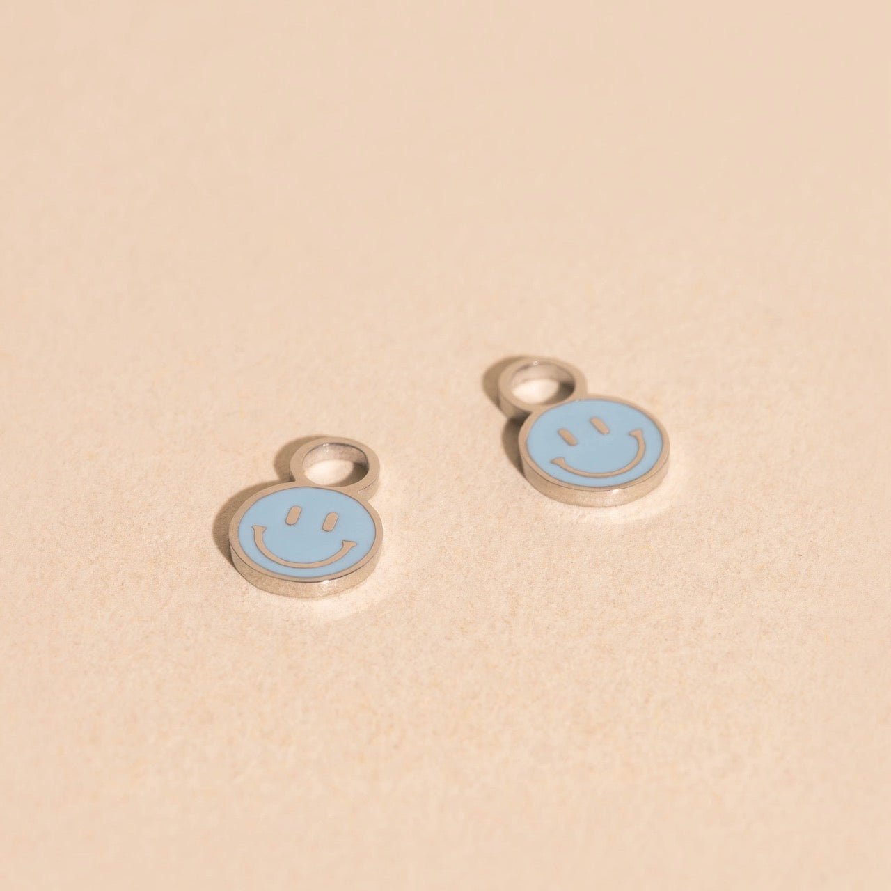 Smiley Huggie Hoop Charms La Vie Bien Smiley Huggie Hoop Charms