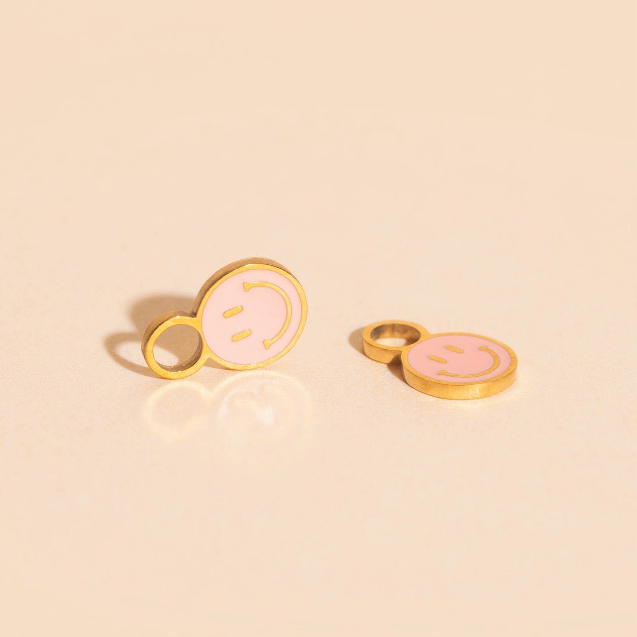 Smiley Huggie Hoop Charms La Vie Bien Smiley Huggie Hoop Charms