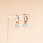 Smiley Huggie Hoop Charms La Vie Bien Smiley Huggie Hoop Charms