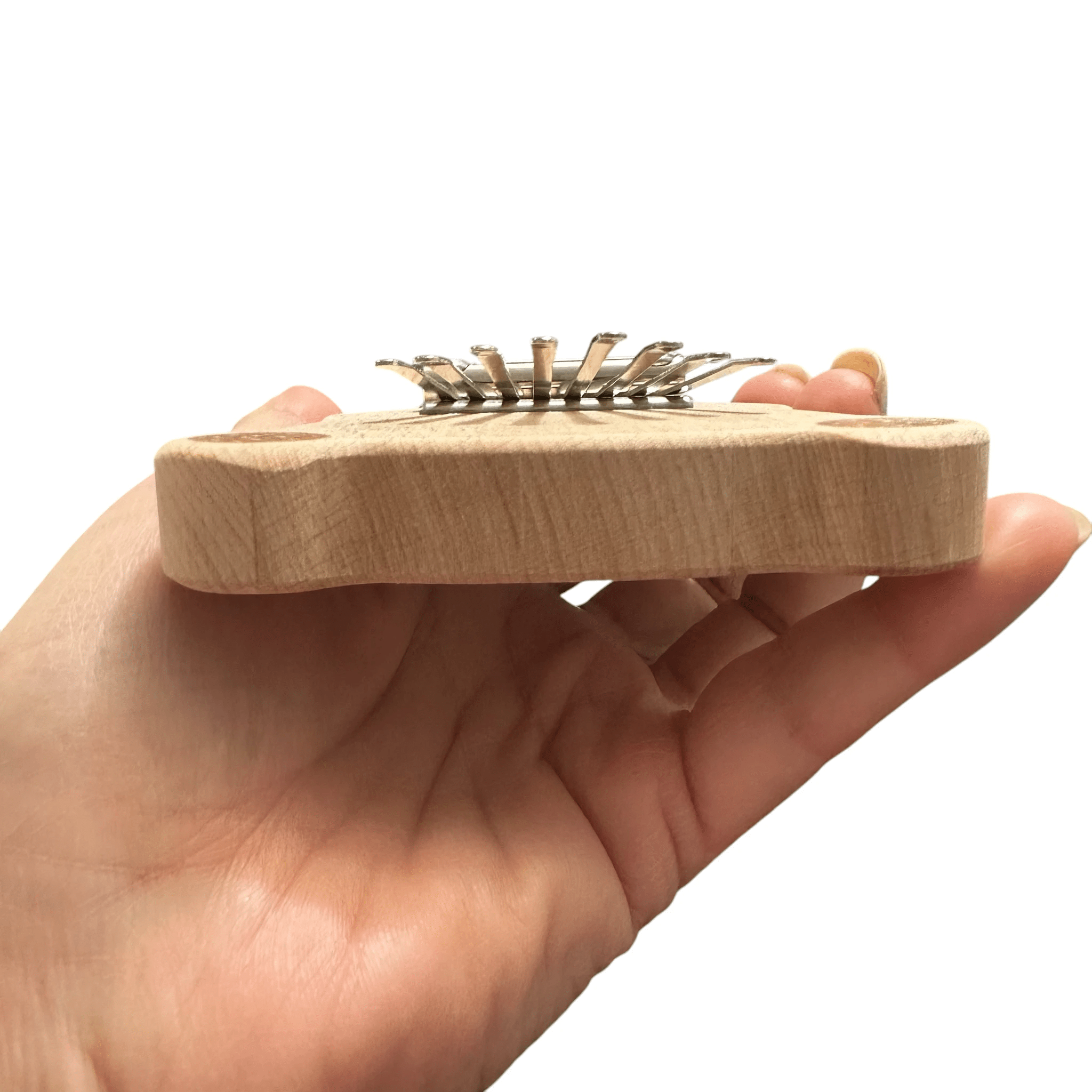 Smiling Bear Wooden Kalimba – 8-Key Thumb Piano for Kids by Music Frog Co