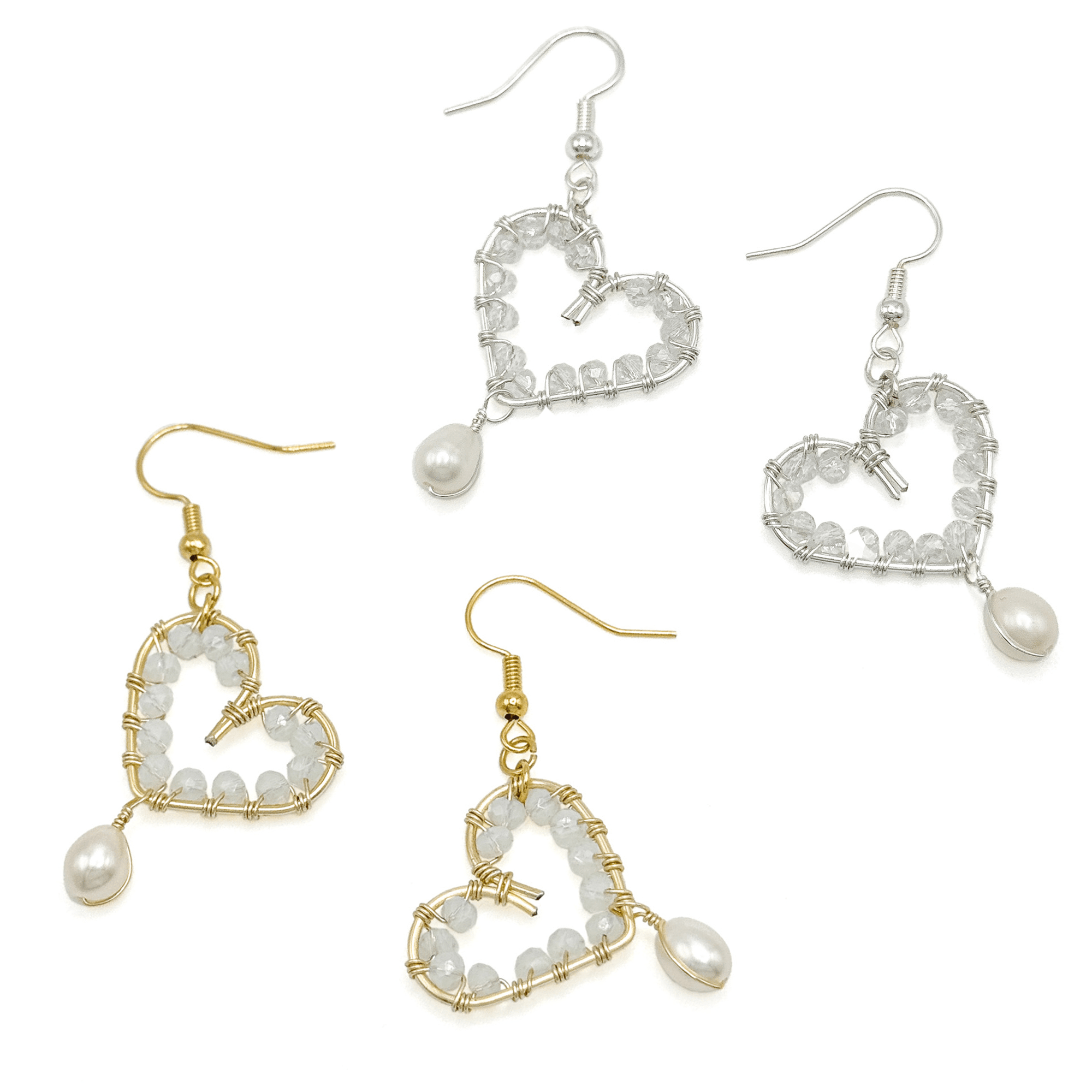 Smitten gold earrings