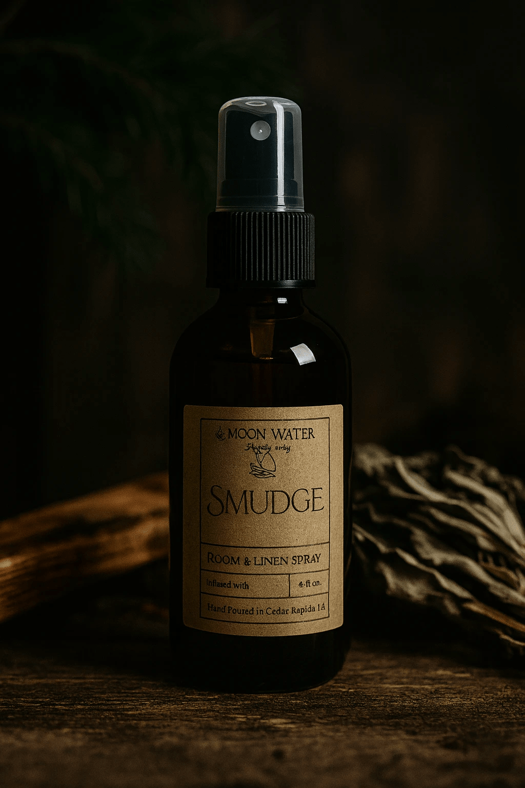 Smudge - ROOM & LINEN SPRAY - by Moon Water Apothecary!